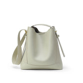 Large Leather Bucket Bag – Women’s Full-Grain Shoulder & Crossbody Handbag
